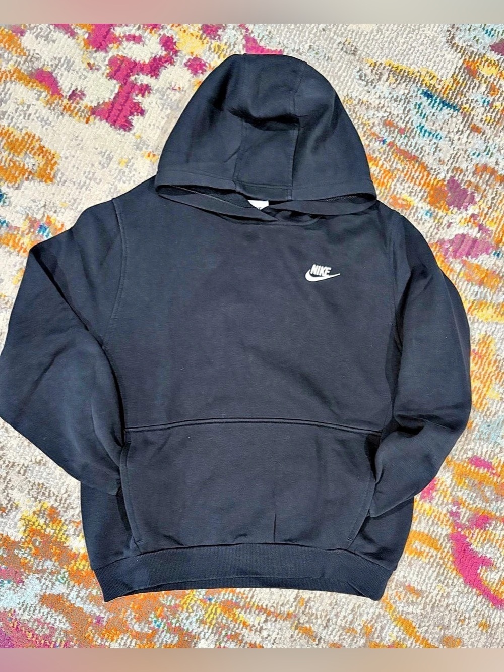 Nike youth Sportswear Club Fleece Pullover Hoodie Black